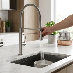 stainless-steel-kitchen-faucet-with-sprayer-gunmetal